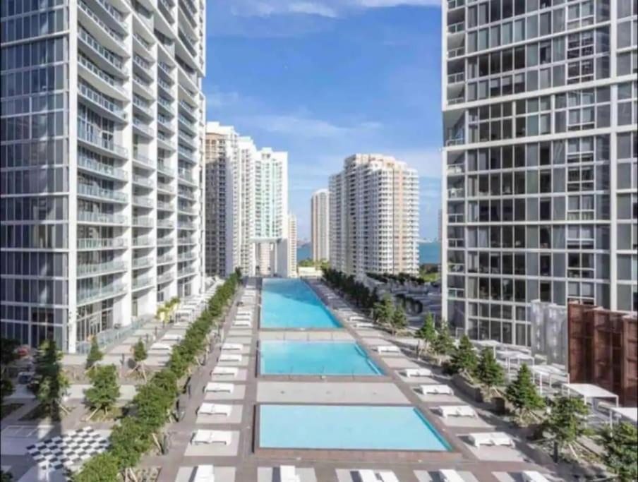 Luxury 1Br Condo W Icon Brickell-Freespa Miami Exteriör bild